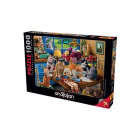 Anatolian 1000 Parça Mutfak Kedileri Puzzle