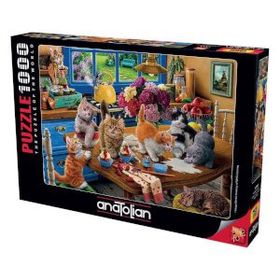 Anatolian 1000 Parça Mutfak Kedileri Puzzle