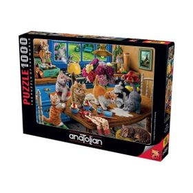 Anatolian 1000 Parça Mutfak Kedileri Puzzle