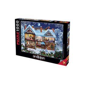 Anatolian 1000 Parça Yılbaşı Season House Puzzle