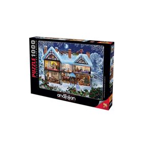 Anatolian 1000 Parça Yılbaşı Season House Puzzle