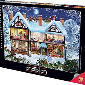Anatolian 1000 Parça Yılbaşı Season House Puzzle