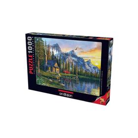Anatolian 1024 Dağ Evinde Gün Batımı 1000 Parça Puzzle