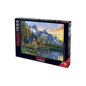Anatolian 1024 Dağ Evinde Günbatımı 1000 Parça Puzzle
