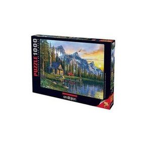 Anatolian 1024 Dağ Evinde Günbatımı 1000 Parça Puzzle