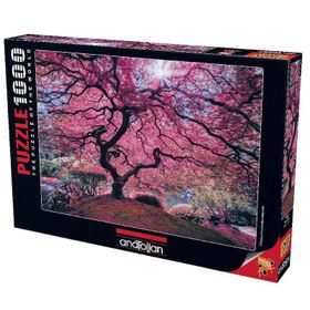 Anatolian 1037 1000 Parça Pink Tree Puzzle