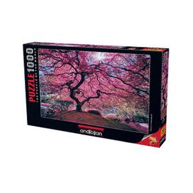 Anatolian 1037 Pembe Ağaç - Pink Tree 1000 Parça Puzzle
