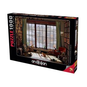 Anatolian 1065 Pencere Kedileri 1000 Parça Puzzle