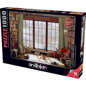Anatolian 1065 Pencere Kedileri 1000 Parça Puzzle
