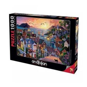 Anatolian 1098 Sahilde Günbatımı 1000 Parça Puzzle