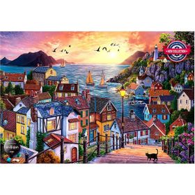 Anatolian 1098 Sahilde Günbatımı 1000 Parça Puzzle