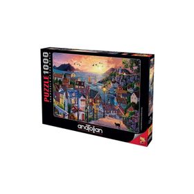 Anatolian 1098 Sahilde Günbatımı 1000 Parça Puzzle