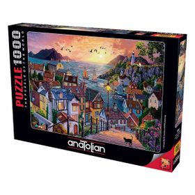 Anatolian 1098 Sahilde Günbatımı 1000 Parça Puzzle