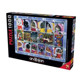 Anatolian 1103 Yeni Yıl Kedileri 1000 Parça Puzzle