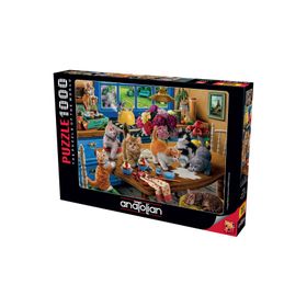 Anatolian 1114 Mutfak Kedileri 1000 Parçalık Puzzle