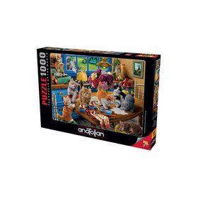 Anatolian 1114 Mutfak Kedileri 1000 Parçalık Puzzle