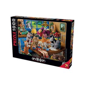 Anatolian 1114 Mutfak Kedileri 1000 Parçalık Puzzle