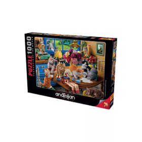 Anatolian 1114 Mutfak Kedileri 1000 Parçalık Puzzle