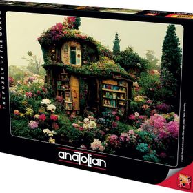 Anatolian 1152 Çiçekli Kütüphane 1000 Parça Puzzle