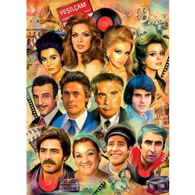 Anatolian 1155 Yeşilçam Yıldızları 1000 Parça Puzzle