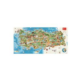 Anatolian 1500 Parça Panorama Türkiye Haritası Puzzle