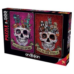 Anatolian 2 x 500 Parça Halloween Puzzle