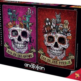 Anatolian 2 x 500 Parça Halloween Puzzle
