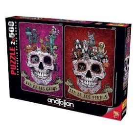 Anatolian 2 x 500 Parça Halloween Puzzle