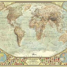 Anatolian 2000 Parça Dünya Haritası Puzzle