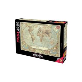 Anatolian 2000 Parça Dünya Haritası Puzzle