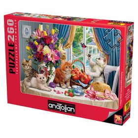 Anatolian 260 Parça Enerjik Kediler Puzzle