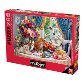Anatolian 260 Parça Enerjik Kediler Puzzle