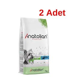 Anatolian 2x2 kg Premium Mini Adult Lamb Kuzulu Yetişkin Küçük Irk Köpek Maması