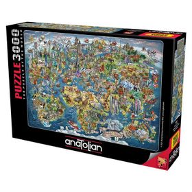 Anatolian 3000 Parça Harika Dünya Puzzle