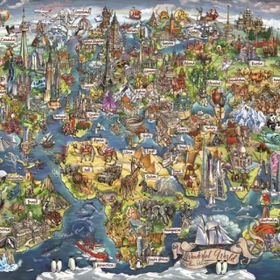 Anatolian 3000 Parça Harika Dünya Puzzle