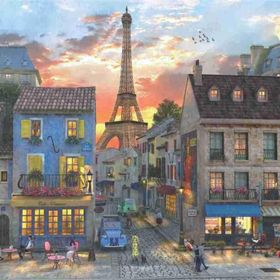 Anatolian 3000 Parça Paris Sokakları Puzzle