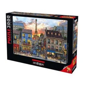 Anatolian 3000 Parça Paris Sokakları Puzzle