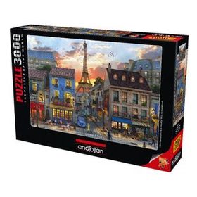 Anatolian 3000 Parça Paris Sokakları Puzzle