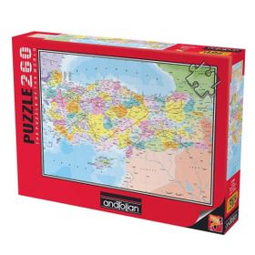 Anatolian 3269 Türkiye Siyasi Haritası 260 Parça Puzzle