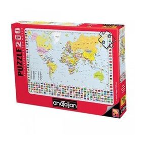 Anatolian 3319 Dünya Haritası 260 Parça Puzzle