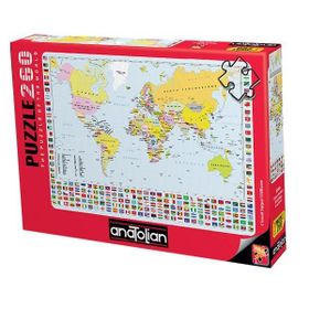 Anatolian 3319 Dünya Haritası 260 Parça Puzzle