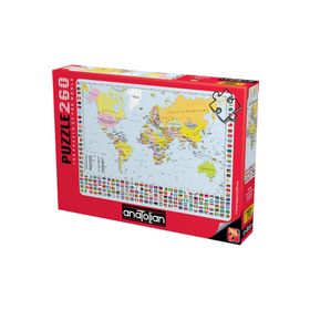 Anatolian 3319 Dünya Haritası 260 Parça Puzzle