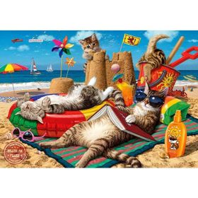 Anatolian 3322 Kedilerin Plaj Keyfi 260 Parça Puzzle