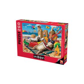 Anatolian 3322 Kedilerin Plaj Keyfi 260 Parça Puzzle