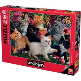 Anatolian 3327 260 Parça Oyuncu Kediler Puzzle