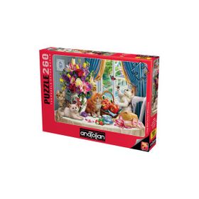 Anatolian 3336 260 Parça Enerjik Kediler Puzzle