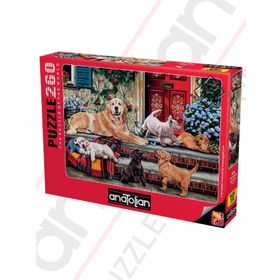 Anatolian 3340 Dost Köpekler 260 Parça Puzzle