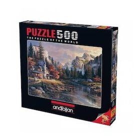 Anatolian 3533 Vadinin Sonundaki Ev 500 Parça Puzzle