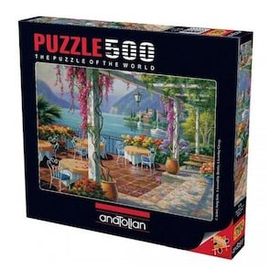 Anatolian 3578 Mor Salkımlı Teras 500 Parça Puzzle