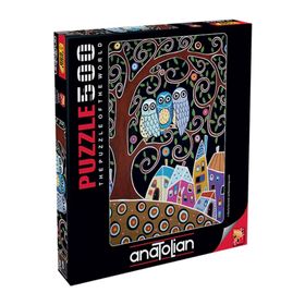 Anatolian 3605 Üç Baykuş 500 Parça Puzzle